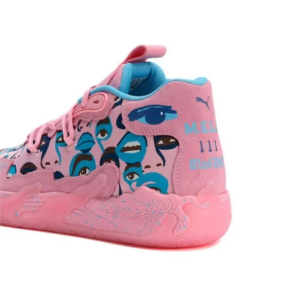 Puma KidSuper Studios x MB.03 Mens Basketball Shoes Pink 379328-01 NEW Multi Sz - Picture 6 of 7